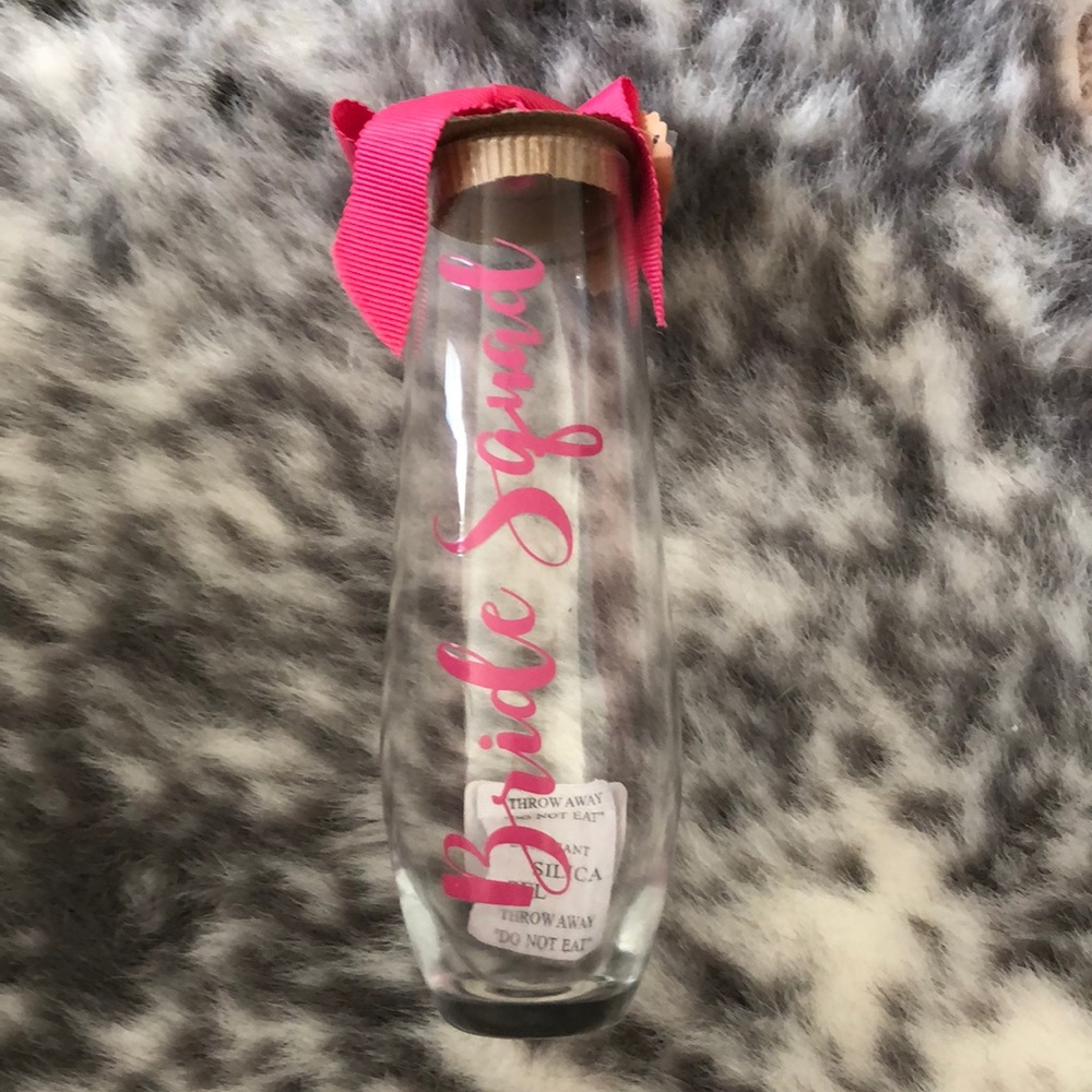 Stemless champagne glass